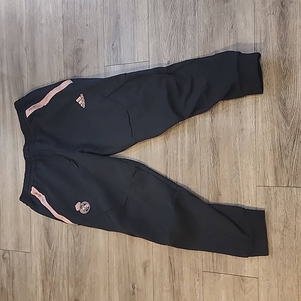 Real Madrid Adidas Black Sweats Woman's XL